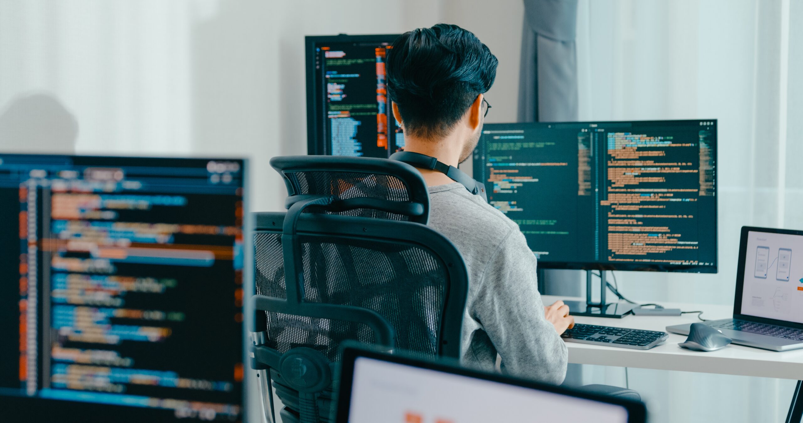 Software engineer developing enterprise applications