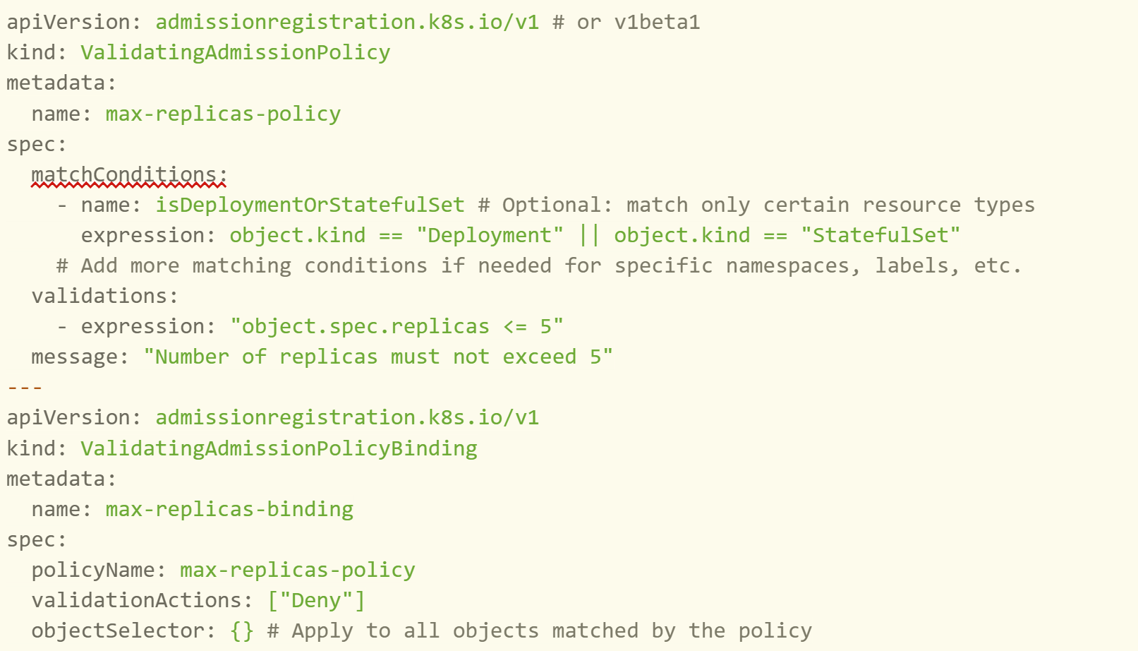 Common Expression Language (CEL) example